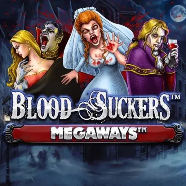 Blood Suckers Megaways online game logo by Red Tiger Gaming on wild-robin.ch