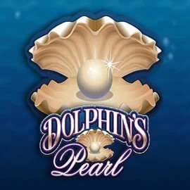 Dolphins Pearl slot logo by Novomatic at Wild Robin Casino