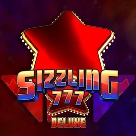 Sizzling 777 Deluxe slot logo by Wazdan at Wild Robin Casino