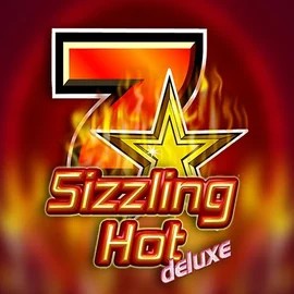 Sizzling Hot Deluxe logo – Slots by Novomatic at Wild Robin Casino
